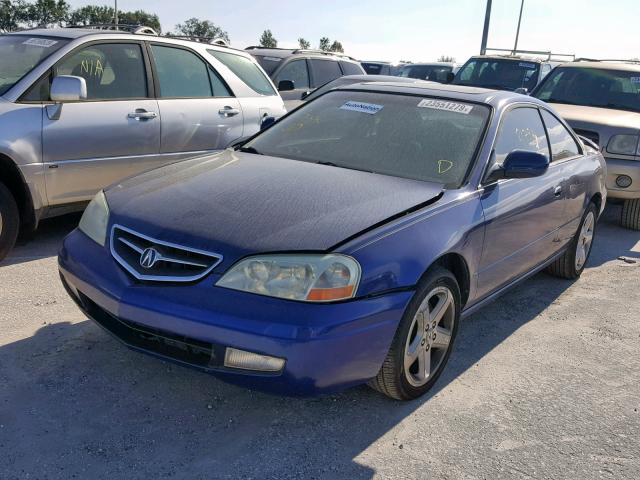 19UYA42651A036501 - 2001 ACURA 3.2CL TYPE BLUE photo 2
