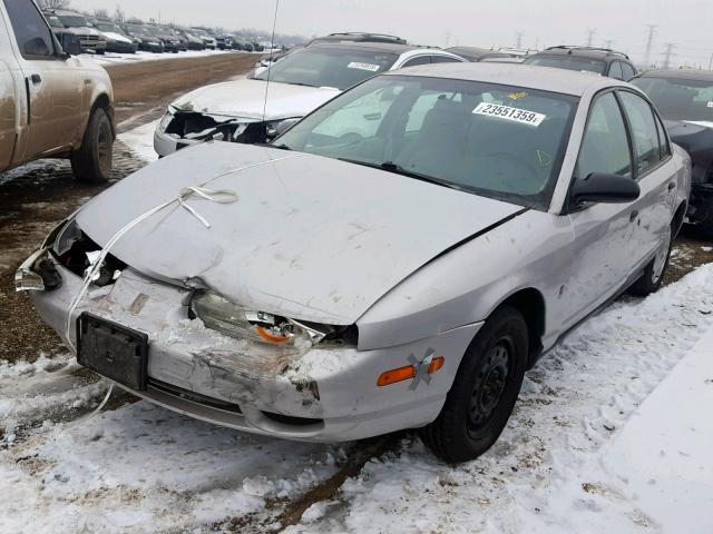 1G8ZH5283YZ106198 - 2000 SATURN SL1 SILVER photo 2