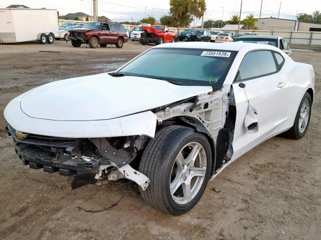 1G1FB1RS8H0110037 - 2017 CHEVROLET CAMARO LT WHITE photo 2