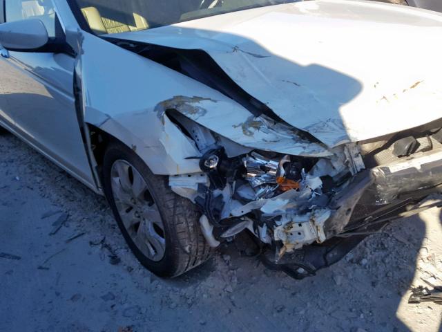 1HGCP36889A043789 - 2009 HONDA ACCORD EXL WHITE photo 9