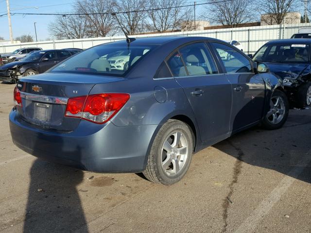 1G1PF5SC9C7301985 - 2012 CHEVROLET CRUZE LT SILVER photo 4