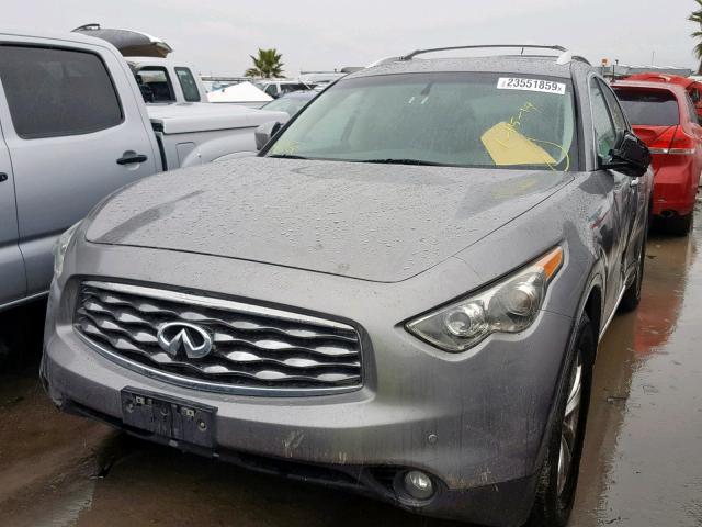 JN8AS1MW6BM731177 - 2011 INFINITI FX35 SILVER photo 2