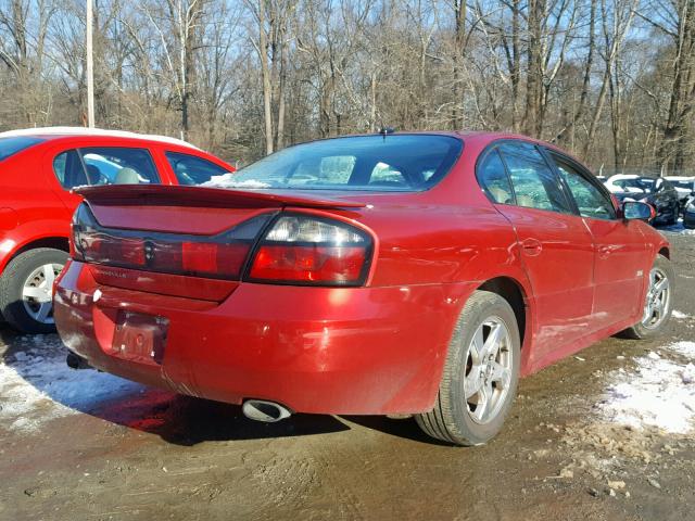 1G2HY52K75U173820 - 2005 PONTIAC BONNEVILLE RED photo 4