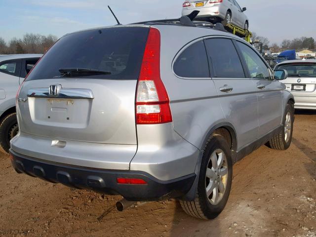 5J6RE48719L003965 - 2009 HONDA CR-V EXL SILVER photo 4