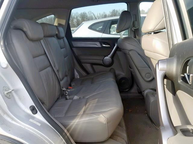 5J6RE48719L003965 - 2009 HONDA CR-V EXL SILVER photo 6