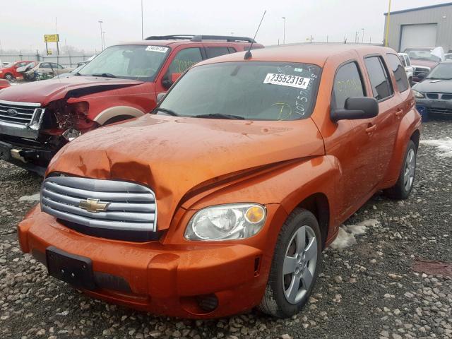 3GNDA13D68S603162 - 2008 CHEVROLET HHR LS ORANGE photo 2