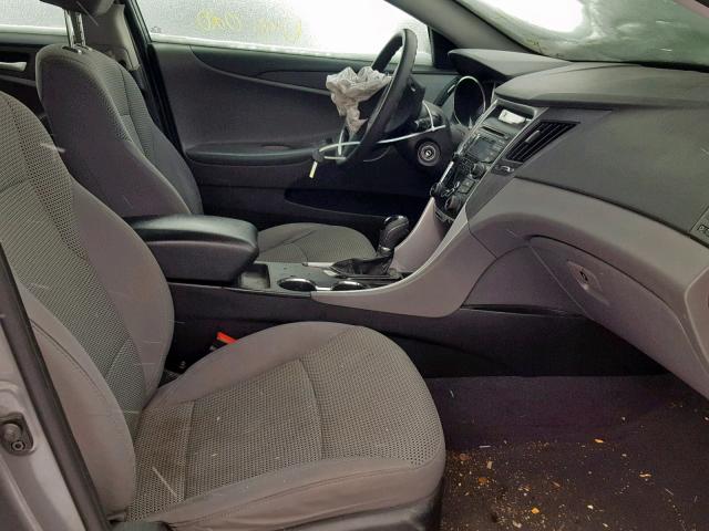 5NPEB4AC6CH474185 - 2012 HYUNDAI SONATA GLS GRAY photo 5