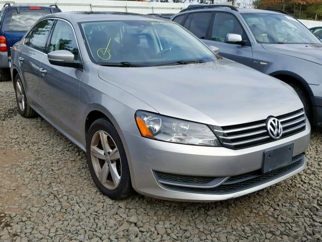 1VWBP7A30DC023334 - 2013 VOLKSWAGEN PASSAT SE SILVER photo 1