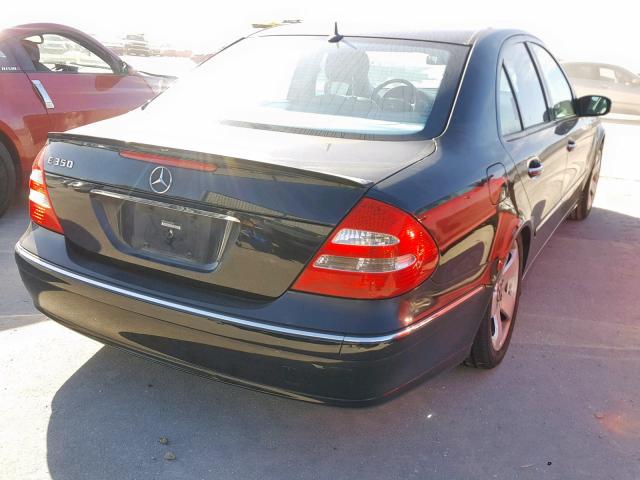 WDBUF56J56A938462 - 2006 MERCEDES-BENZ E 350 BLACK photo 4