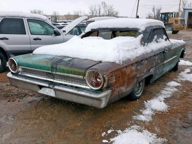 3Z68Q142027 - 1963 FORD GALAXIE500 TEAL photo 4