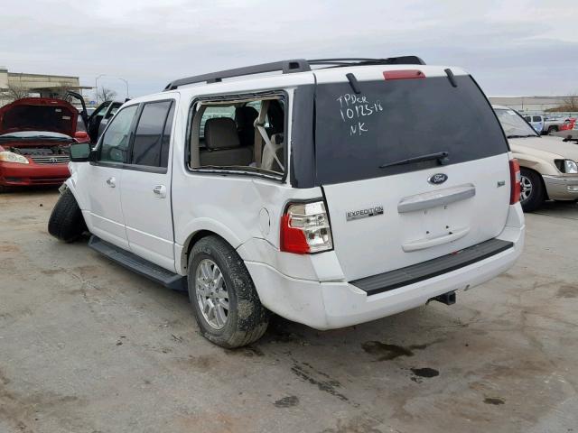 1FMJK1H54BEF32616 - 2011 FORD EXPEDITION WHITE photo 3
