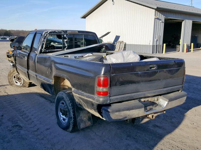 3B7KF23Z0VG836892 - 1997 DODGE RAM 2500 BLACK photo 3