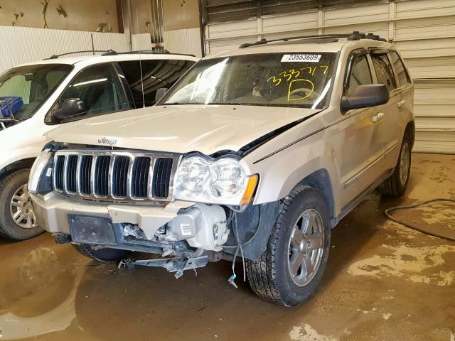 1J4HR58226C333717 - 2006 JEEP GRAND CHER GRAY photo 2