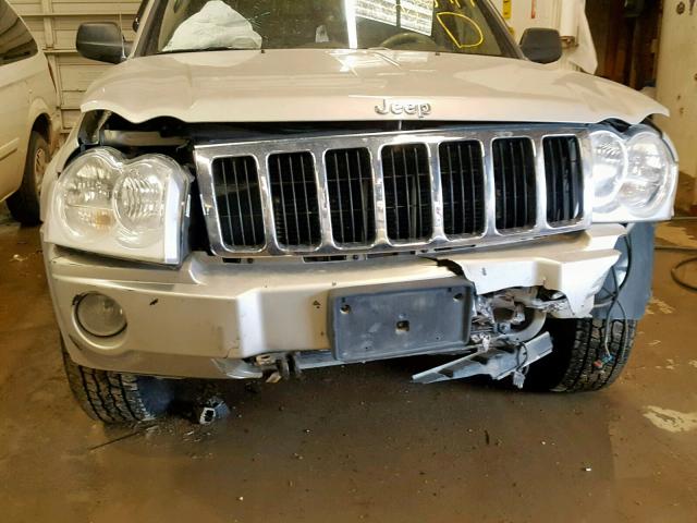 1J4HR58226C333717 - 2006 JEEP GRAND CHER GRAY photo 9