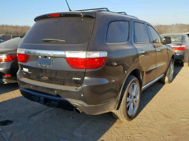 1C4RDJDG3DC554274 - 2013 DODGE DURANGO CR BLACK photo 4