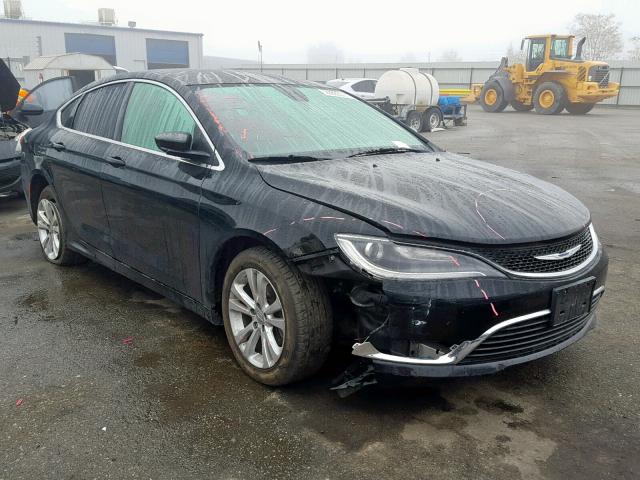 1C3CCCAB1FN652339 - 2015 CHRYSLER 200 LIMITE BLACK photo 1