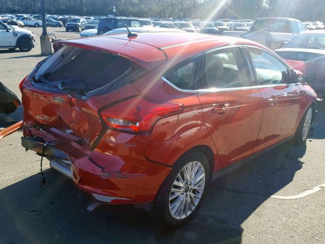 1FADP3N21JL279456 - 2018 FORD FOCUS TITA RED photo 4