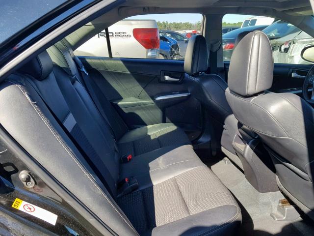 4T1BK1FK7DU023139 - 2013 TOYOTA CAMRY SE BLACK photo 6