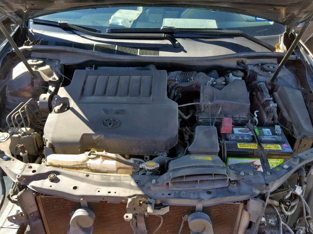 4T1BK1FK7DU023139 - 2013 TOYOTA CAMRY SE BLACK photo 7