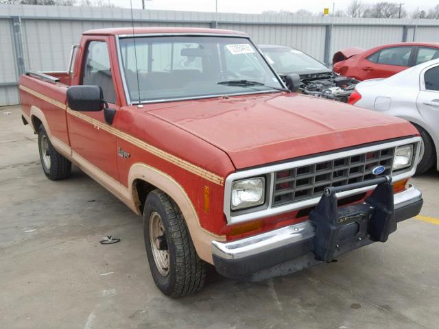 1FTBR10T1JUC01642 - 1988 FORD RANGER RED photo 1