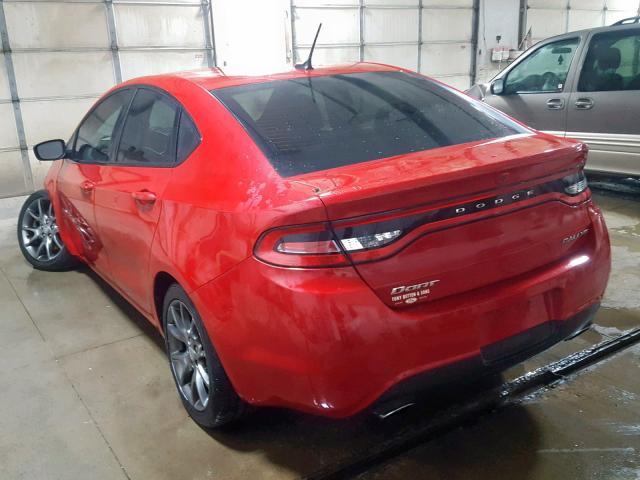 1C3CDFBA4DD103757 - 2013 DODGE DART SXT RED photo 3