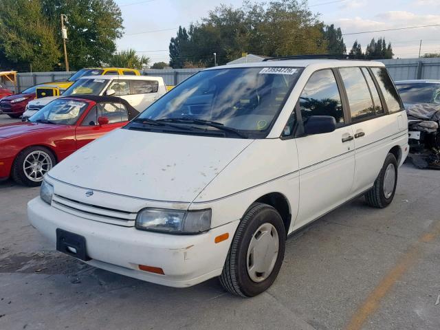 JN1HM15P4LX010869 - 1990 NISSAN AXXESS WHITE photo 2