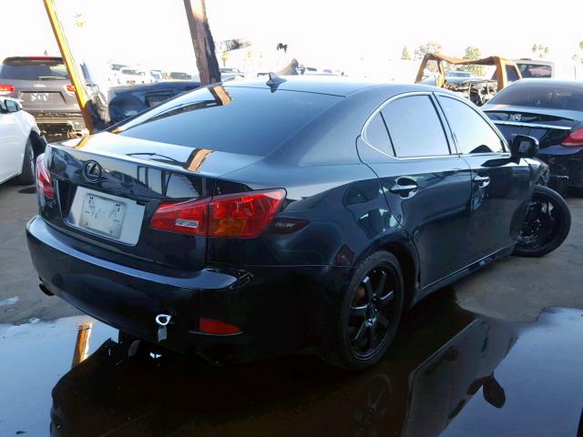 JTHBK262085074670 - 2008 LEXUS IS 250 BLACK photo 4