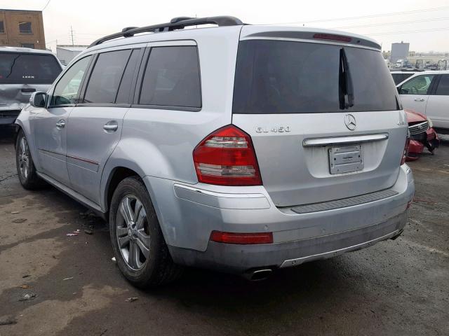 4JGBF71E78A379719 - 2008 MERCEDES-BENZ GL 450 4MA SILVER photo 3