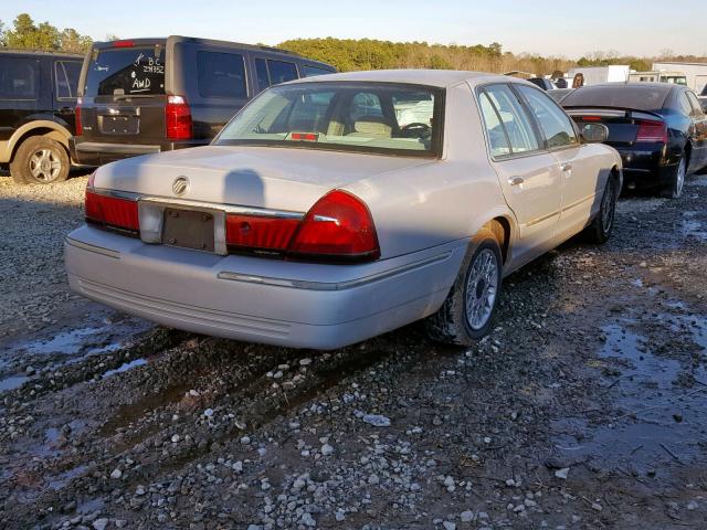 2MEFM74W3WX622140 - 1998 MERCURY GRAND MARQ SILVER photo 4