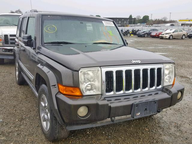 1J8HG58296C120171 - 2006 JEEP COMMANDER GRAY photo 1