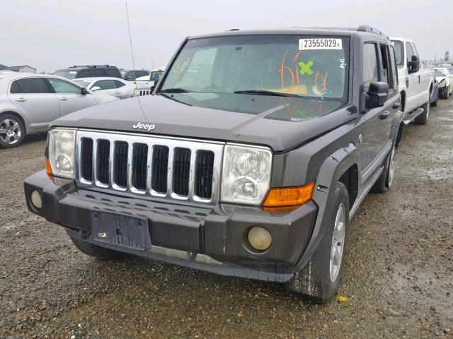 1J8HG58296C120171 - 2006 JEEP COMMANDER GRAY photo 2