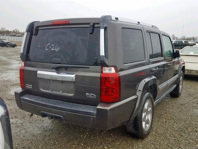 1J8HG58296C120171 - 2006 JEEP COMMANDER GRAY photo 4