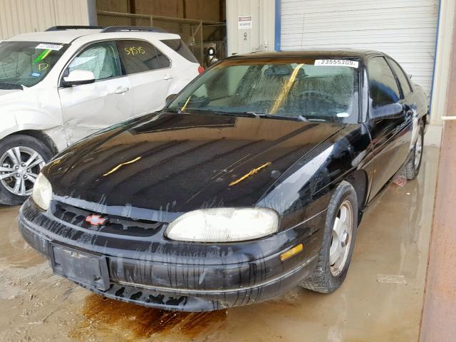 2G1WX12K7W9317727 - 1998 CHEVROLET MONTE CARL BLACK photo 2