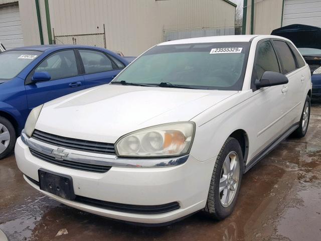 1G1ZT62885F292112 - 2005 CHEVROLET MALIBU MAX WHITE photo 2