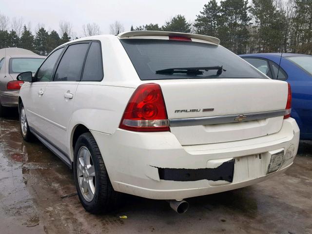 1G1ZT62885F292112 - 2005 CHEVROLET MALIBU MAX WHITE photo 3
