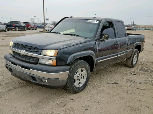 1GCEK19Z25Z328529 - 2005 CHEVROLET SILVERADO BLACK photo 2