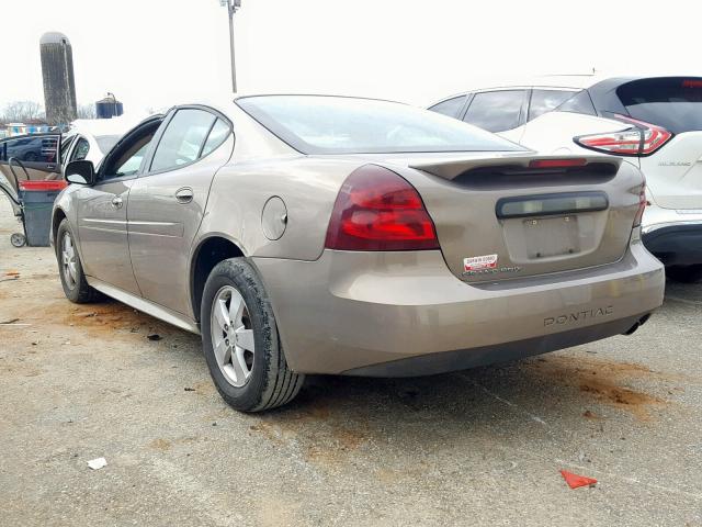 2G2WP552871130088 - 2007 PONTIAC GRAND PRIX BROWN photo 3