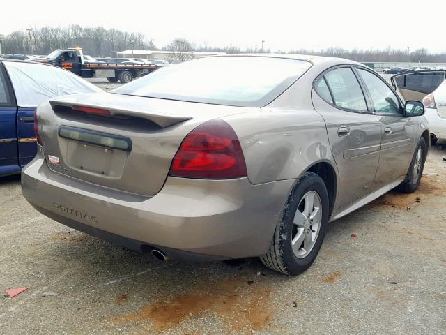 2G2WP552871130088 - 2007 PONTIAC GRAND PRIX BROWN photo 4
