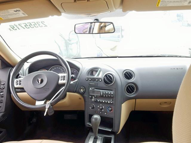 2G2WP552871130088 - 2007 PONTIAC GRAND PRIX BROWN photo 9