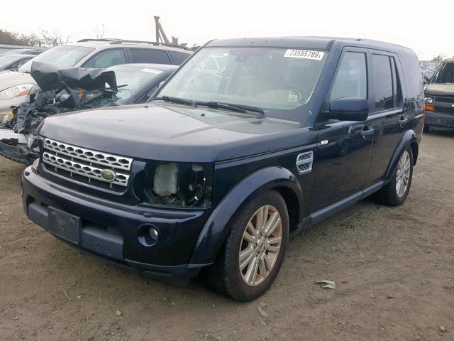 SALAG2D48AA539981 - 2010 LAND ROVER LR4 HSE BLUE photo 2