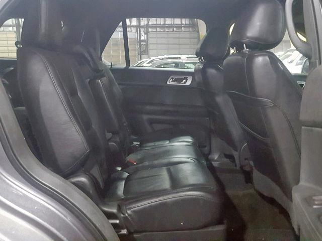 1FM5K8F88EGA09017 - 2014 FORD EXPLORER L GRAY photo 6