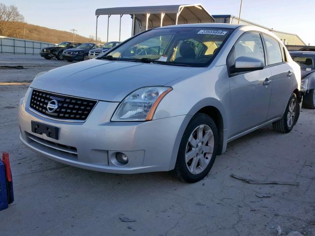 3N1AB61E38L743040 - 2008 NISSAN SENTRA 2.0 SILVER photo 2