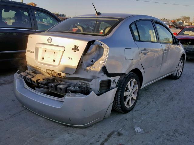 3N1AB61E38L743040 - 2008 NISSAN SENTRA 2.0 SILVER photo 4