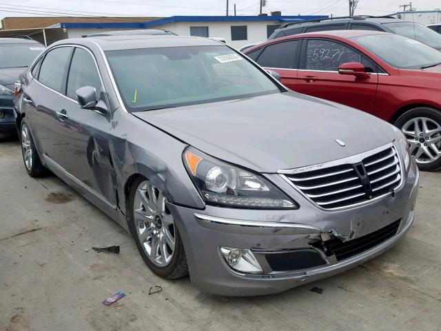 KMHGH4JH5DU061003 - 2013 HYUNDAI EQUUS SIGN GRAY photo 1