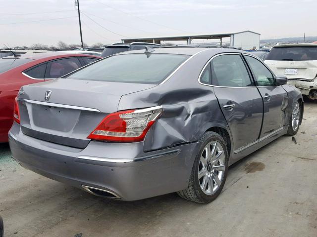 KMHGH4JH5DU061003 - 2013 HYUNDAI EQUUS SIGN GRAY photo 4