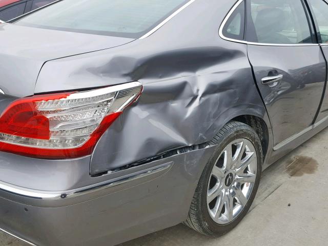 KMHGH4JH5DU061003 - 2013 HYUNDAI EQUUS SIGN GRAY photo 9