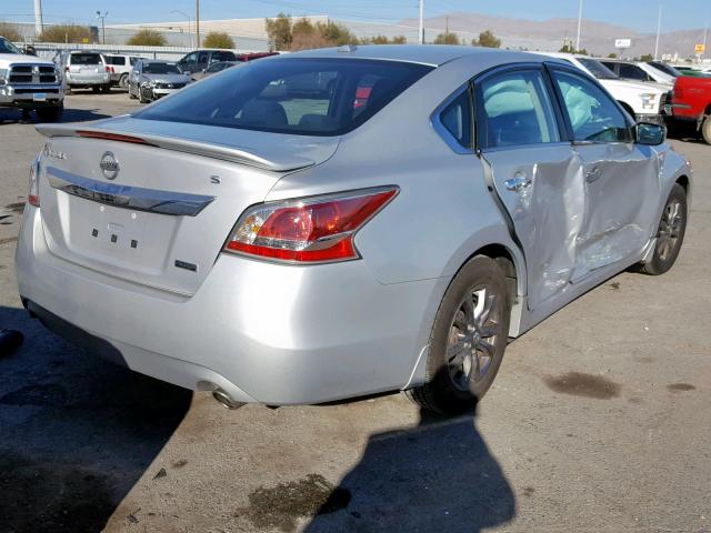 1N4AL3AP9FN891206 - 2015 NISSAN ALTIMA 2.5 SILVER photo 4