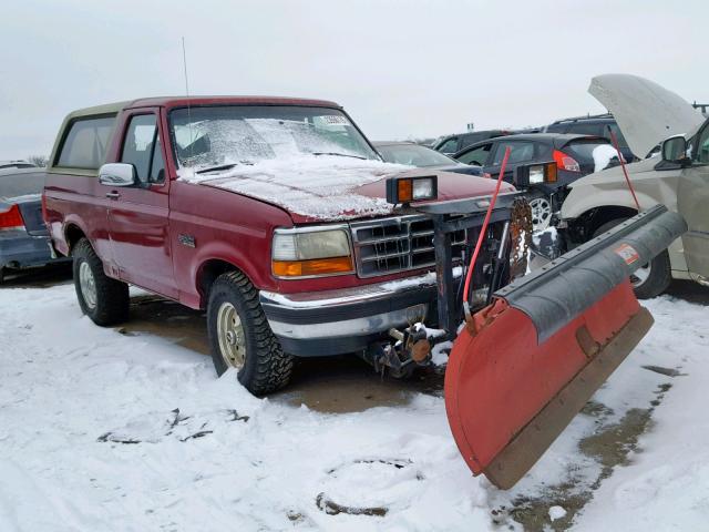 1FMEU15H5RLB28613 - 1994 FORD BRONCO U10 RED photo 1