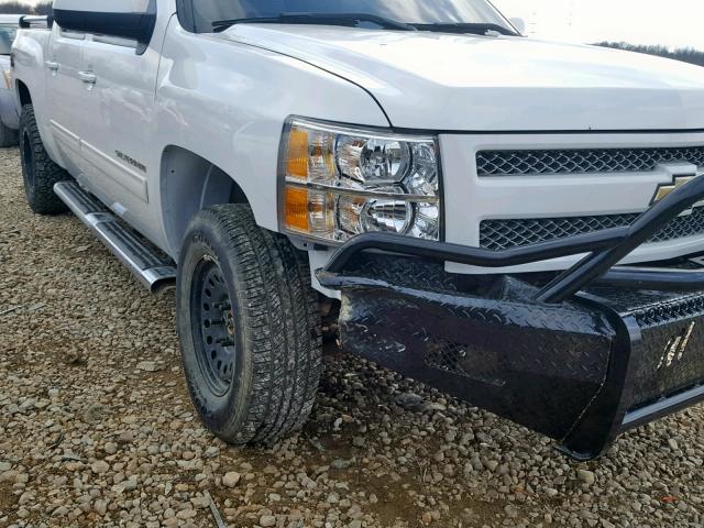 3GCPKTE39BG271375 - 2011 CHEVROLET SILVERADO SILVER photo 9