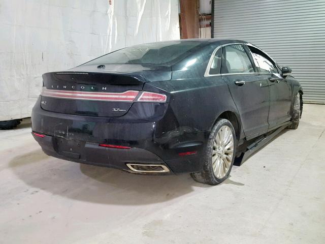 3LN6L2JK8DR817246 - 2013 LINCOLN MKZ BLACK photo 4